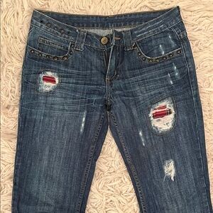 🔥One-of-a-kind Distressed Jeans from Paris